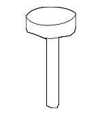 25894521 - Steering: Reservoir Cap for Buick: Enclave | GMC: Acadia | Saturn: Outlook Image