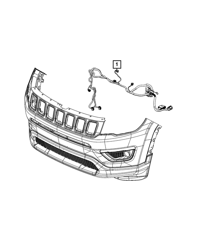 68453030AC - : Front End Module Wiring for Mopar Image