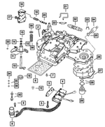 181071 - 48RE; 4-Speed; Automatic Transmission: Valve Body Bolt for Dodge: Dakota, Durango, Ram 1500, Ram 2500, Ram 3500 | Jeep: Grand Cherokee Image
