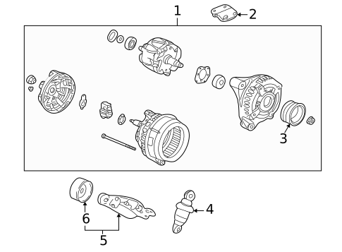 Alternator for 2003 Honda Odyssey #1