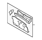AL8Z7801610A - Body: Lower Dash Panel for Ford: Escape | Mercury: Mariner Image