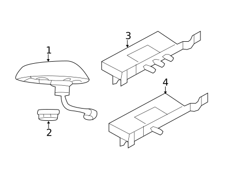 Antenna & Radio for 2012 Porsche Panamera #0