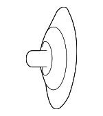 91568SJA003 - Body: Door Weather-strip Clip for Honda: Accord, Civic, CR-V, Fit Image