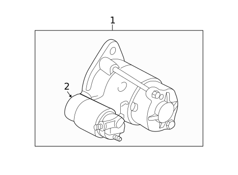Starter for 2008 INFINITI M35 #1