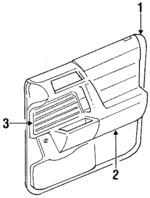 DF50JDD - Body: Door Trim for Mopar Image