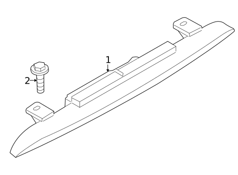 High Mounted Stop Lamp for 2008 Mazda CX-9 #0