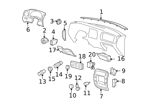 Switches for 1999 Ford Ranger #0