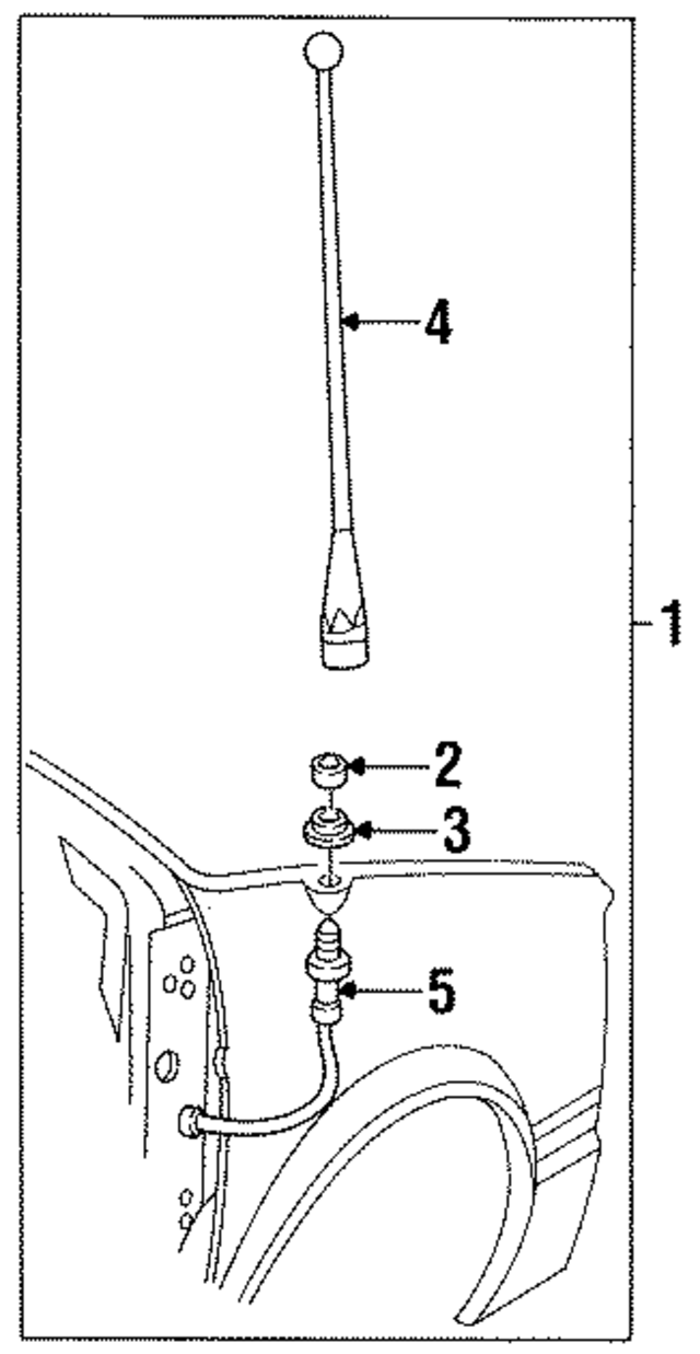 4685417 - Electrical: Antenna Assembly Adapter for Mopar Image