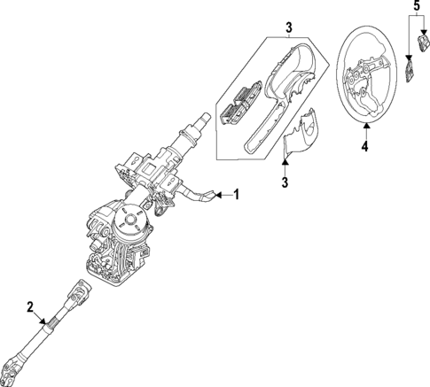 Steering Wheel for 2023 Kia Seltos #0