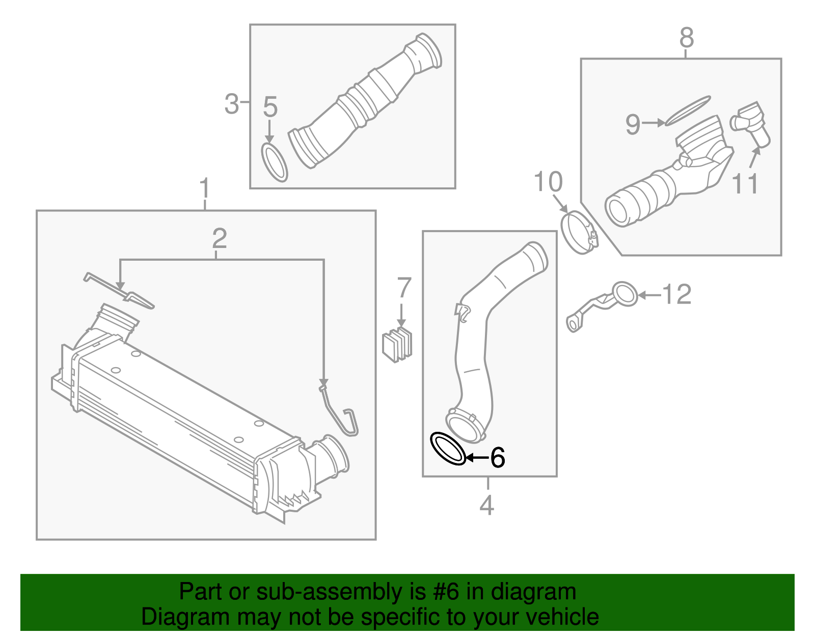 銅滴 NEW BMW X1 F48 INTAKE SILENCER AIR DUCT 13718576980 ORIGINAL