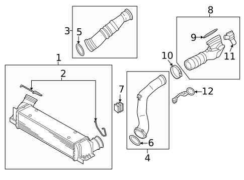 Intercooler for 2018 BMW X6 #0