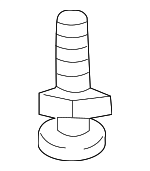 24115B44CF5 - Maintenance &amp; Lubrication: Trans Pan Screw for BMW Image