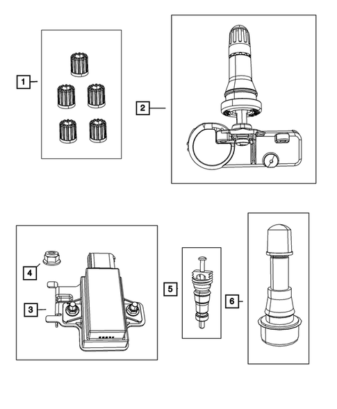 Tire Monitoring System for 2010 Dodge Ram 2500 #0