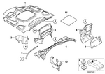 51488234458 - : Sound Insulat.Dash Panel Engine Room R for BMW Image