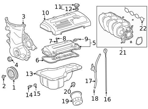 Engine Parts for 2005 Toyota Celica #0