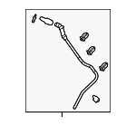 70065TYAA00 - Body: Drain Hose for Acura Image