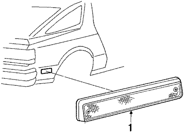 4174820 - Electrical: Side Marker Lamp for Mopar Image
