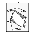 884600C080 - : Condenser Assembly for Toyota: Sequoia Image