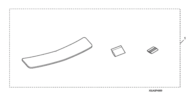 Rear Bumper Applique for 2012 Acura RL #0