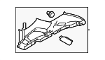 94015FL210ME - Body: Upper Quarter Trim for Subaru Image