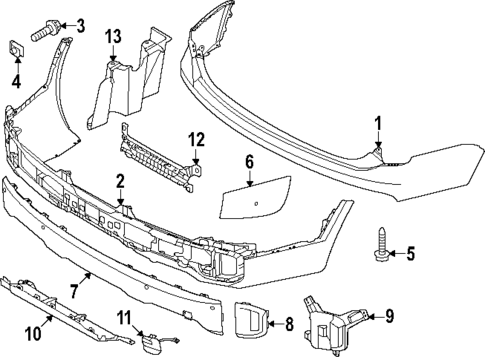 Bumper & Components - Rear for 2025 Kia Telluride #0