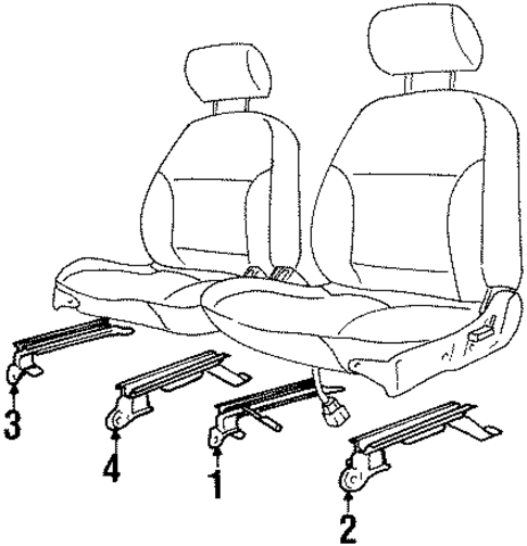 Tracks & Components for 1997 Mercury Tracer #0