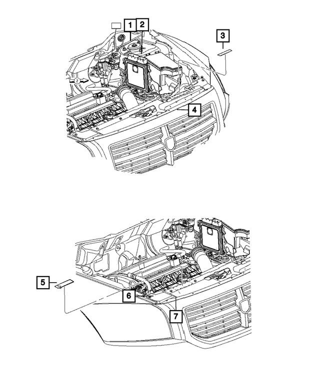 68213176AA - Labels: Coolant System Cap Label for Mopar Image
