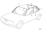 51311857220 - : Green Windscreen, Green Shade Band for BMW Image