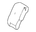 7107850K90A4 - : Seat Back Cover for Lexus: LS500, LS500h Image