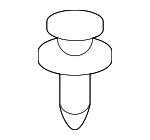 33152TLAA01 - Electrical: Headlight Fastener Clip for Honda Image