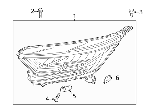 Headlamp Components for 2017 Honda CR-V #1