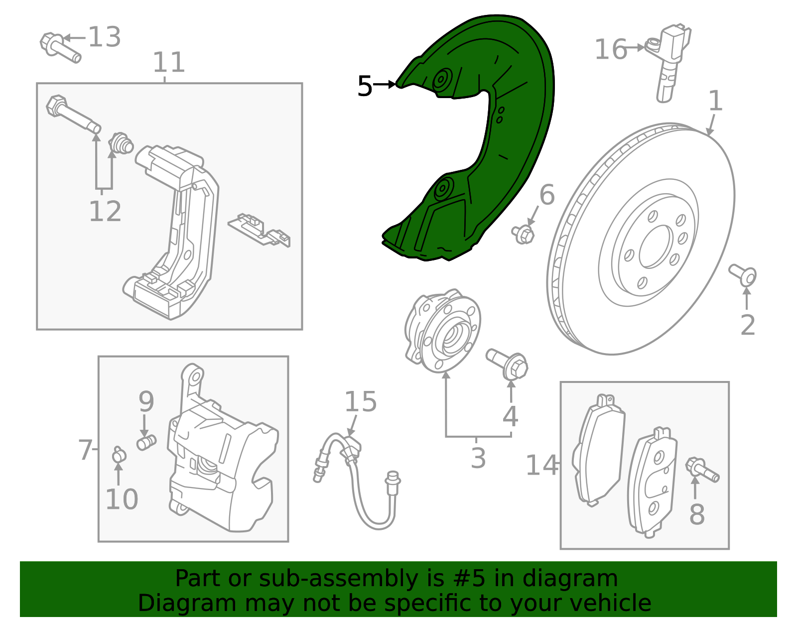 2025 Volvo EX30 Brake Dust Shield 31345345 | OEM Parts Online