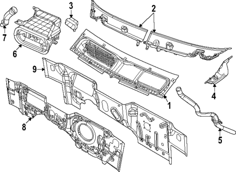 Cowl for 2024 Ram ProMaster EV #0