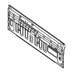 791009BU0B - Body: Truck Cab Back Panel for Nissan Image