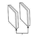 64115A1BDB6 - HVAC: Filter Element for BMW Image