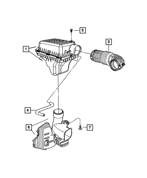 Air Cleaner for 2009 Dodge Charger #0