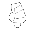 MR523317 - Body: Support Rod Clip for Mitsubishi Image