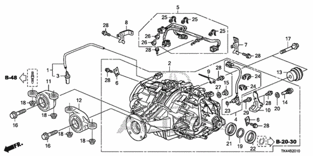 Rear Differential - Mount for 2011 Acura TL #0