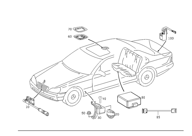 2108206117 - Electrical System: Electric Line for Mercedes-Benz Image image