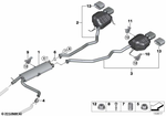 18107525111 - : Rear Muffler Left for BMW Image