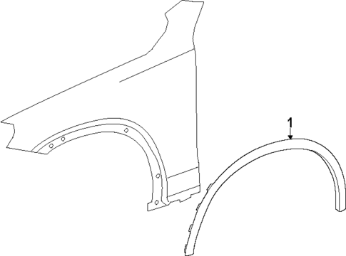 Exterior Trim - Fender for 2025 Mercedes-Benz GLC63 AMG S E Performance #0