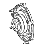 2562240600 - Electrical: Hybrid Starter Generator Motor Bracket for Mercedes-Benz Image