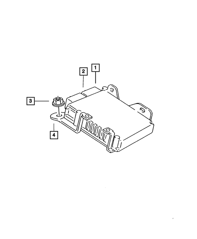 5033079AE - : Engine Control Module Bracket for Mopar Image