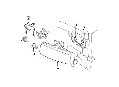 Electrical Connectors for 2002 GMC Savana 3500 #0