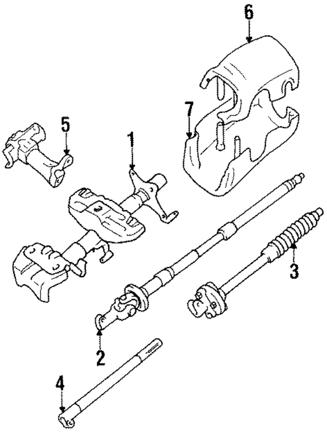 4528735200B0 - : Cover,  Steering Column for Toyota Image
