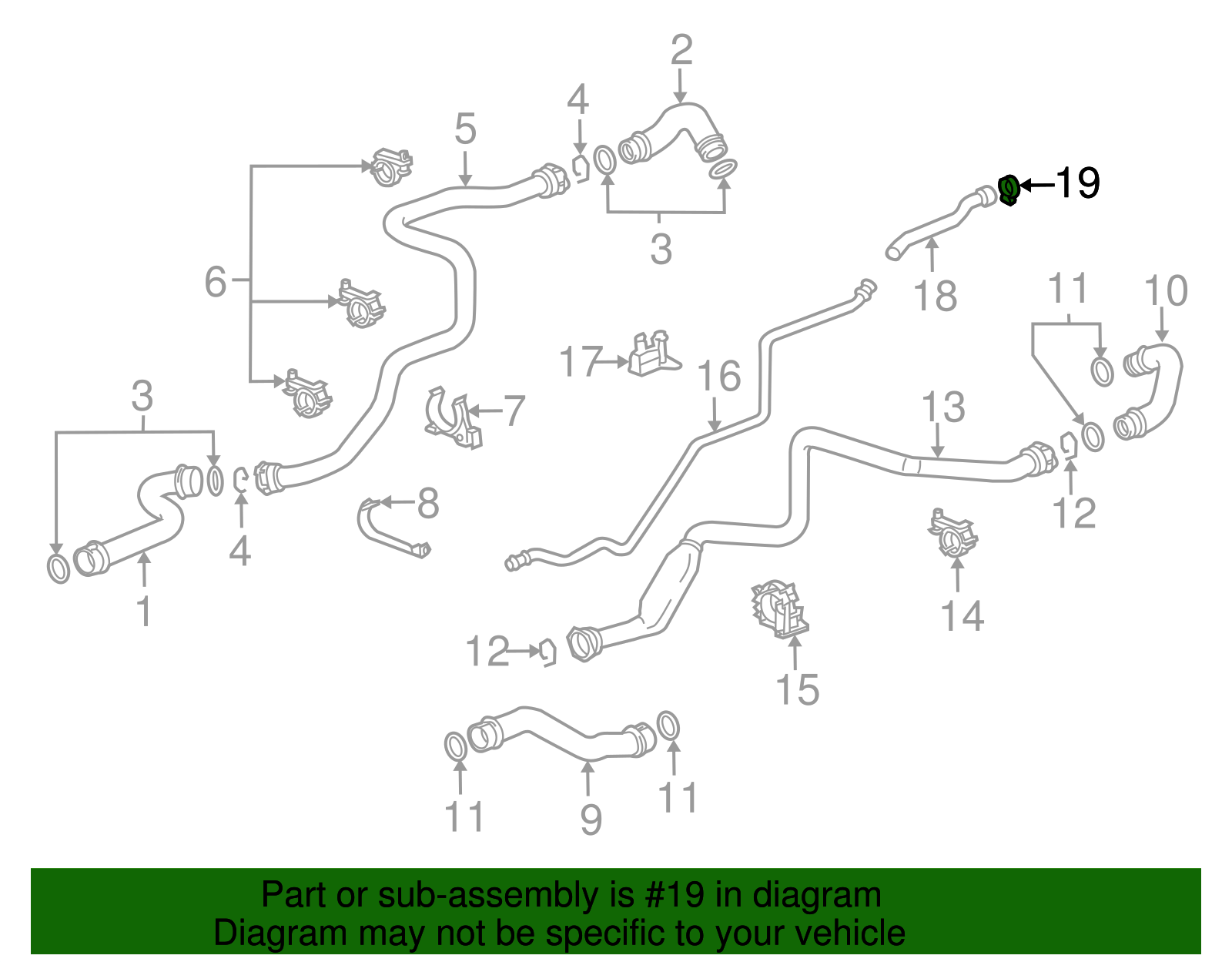 Breather Tube Clamp - Porsche (999-512-653-09)