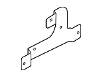 LR033258 - Electrical: Mount Bracket for Land Rover: Discovery, Range Rover, Range Rover Sport Image