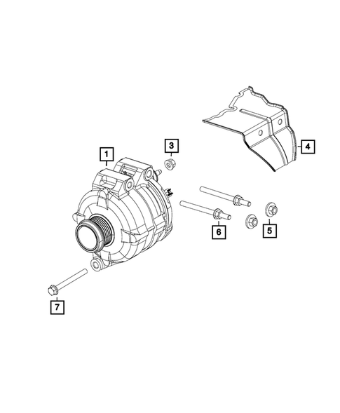 Generators / Alternators for 2016 Dodge Journey #1