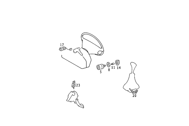 5456204 - Electrical Equipment and Instruments: Switch for Mercedes-Benz Image image