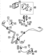 68444987AA - : Anti-lock Brake System Module for Mopar Image